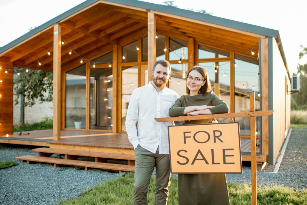 Couple selling country house