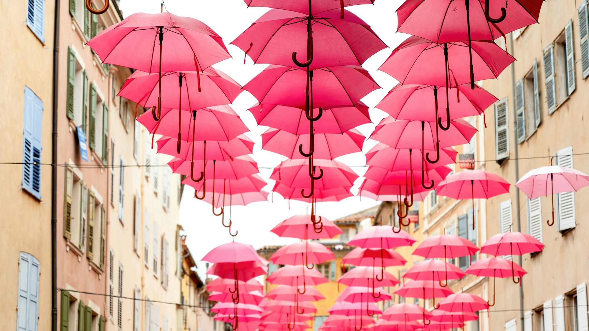 Street scape of Grasse, France